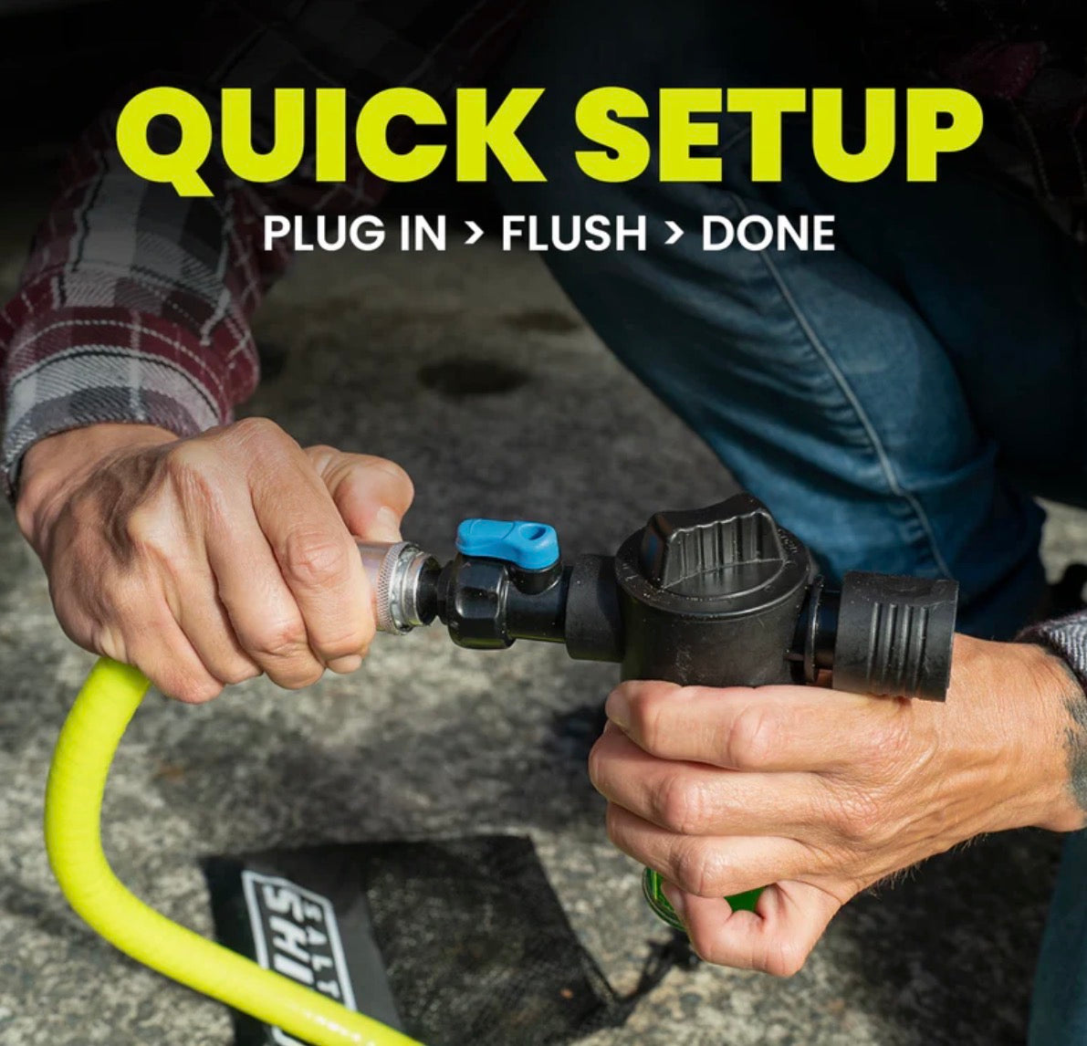 UNIVERSAL FLUSHER CANNISTER