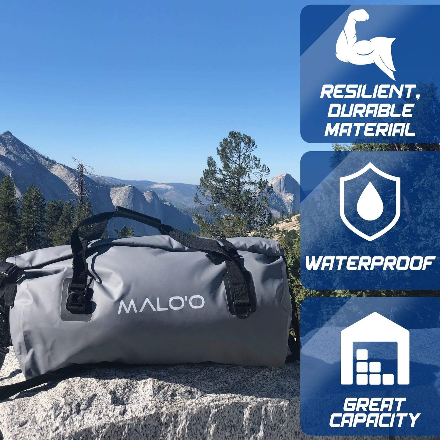 Malo'o - DryPack Roll Top Duffle Bag