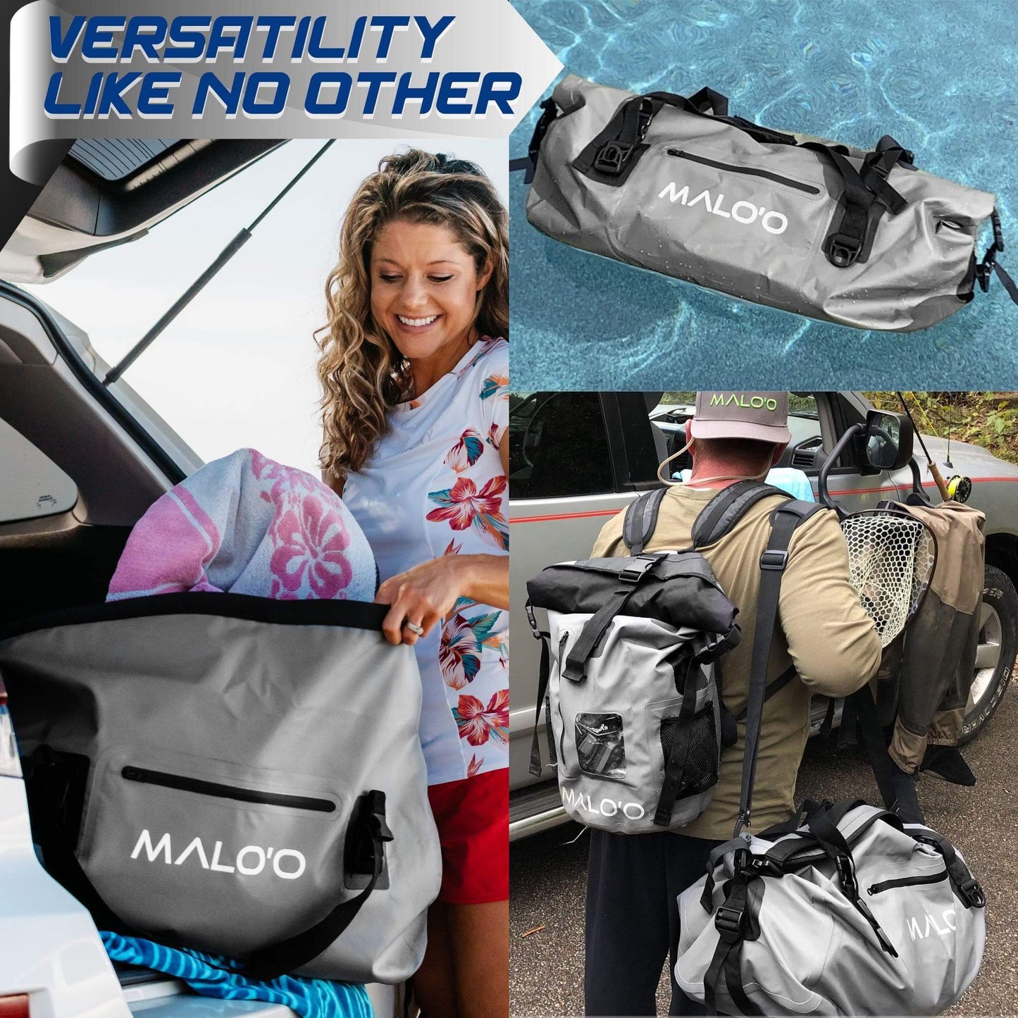 Malo'o - DryPack Roll Top Duffle Bag
